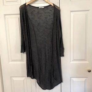 Lightweight boho midi cardigan